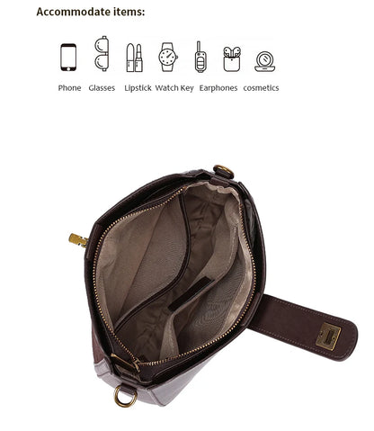 Genuine Leather Cross Body Bag