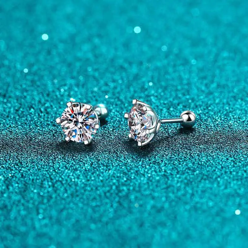 Moissanite Stud Earrings