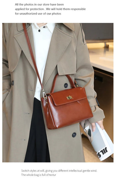 Genuine Leather Handbag