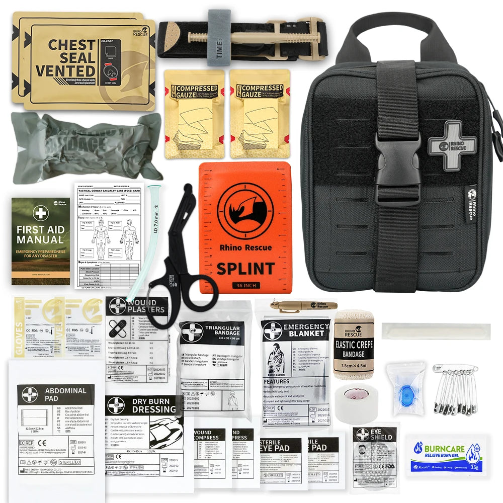 RHINO RESCUE-SE IFAK Trauma First Aid Kit | Tactical Emergency Gear