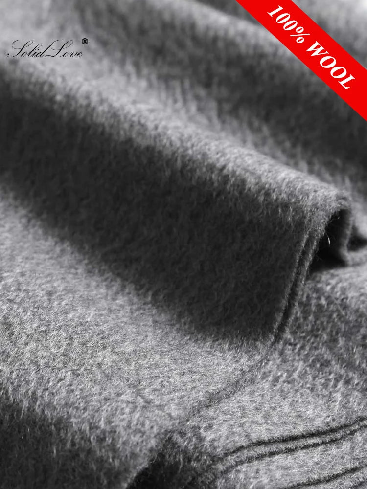 100% Wool Thick 300g Long Scarf