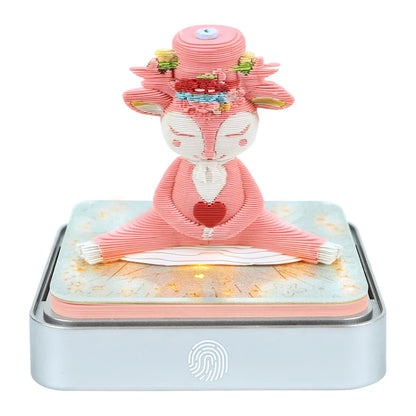 3D Time Piece 2026 Calendar With Light - Gift for Christmas