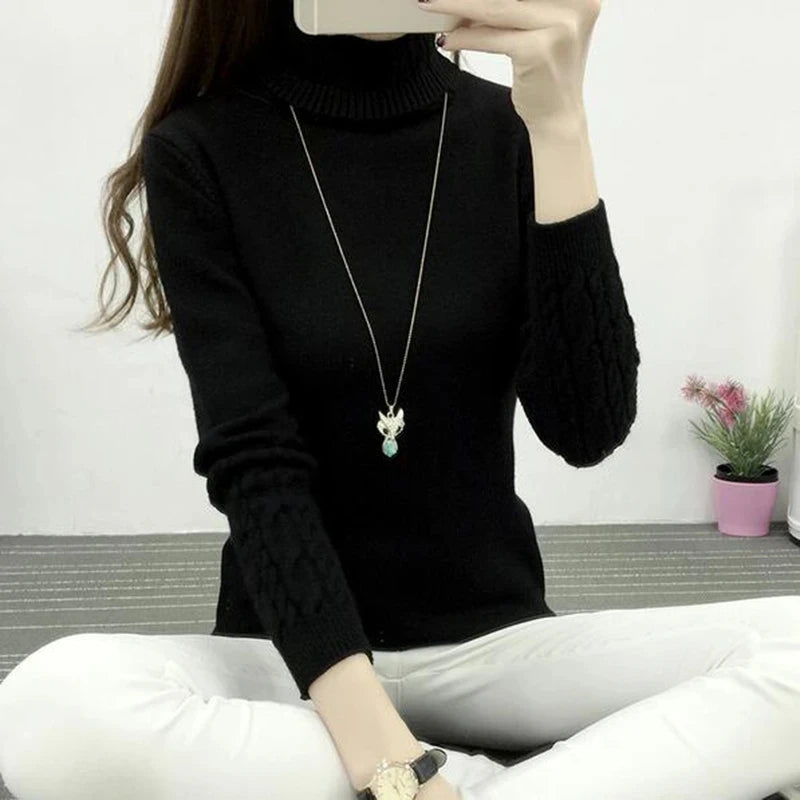 Knitted Turtleneck Sweater