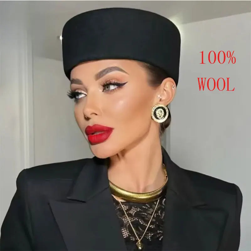 100% Wool Women's Winter Hat - Women's Fedoras
