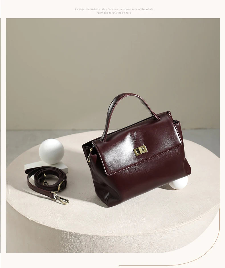 Genuine Leather Handbag