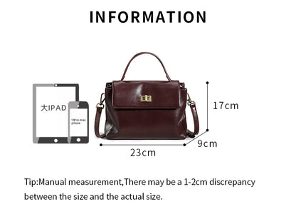 Genuine Leather Handbag