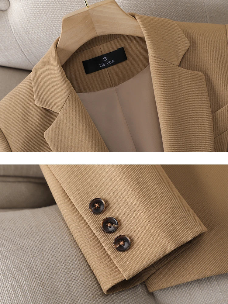 Blazer with Pockets and Trousers Formal Suit