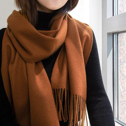 100% Wool Solid Colors Scarf