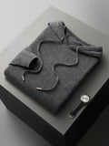 Men’s 100% Merino Wool Hooded Knit Pullover