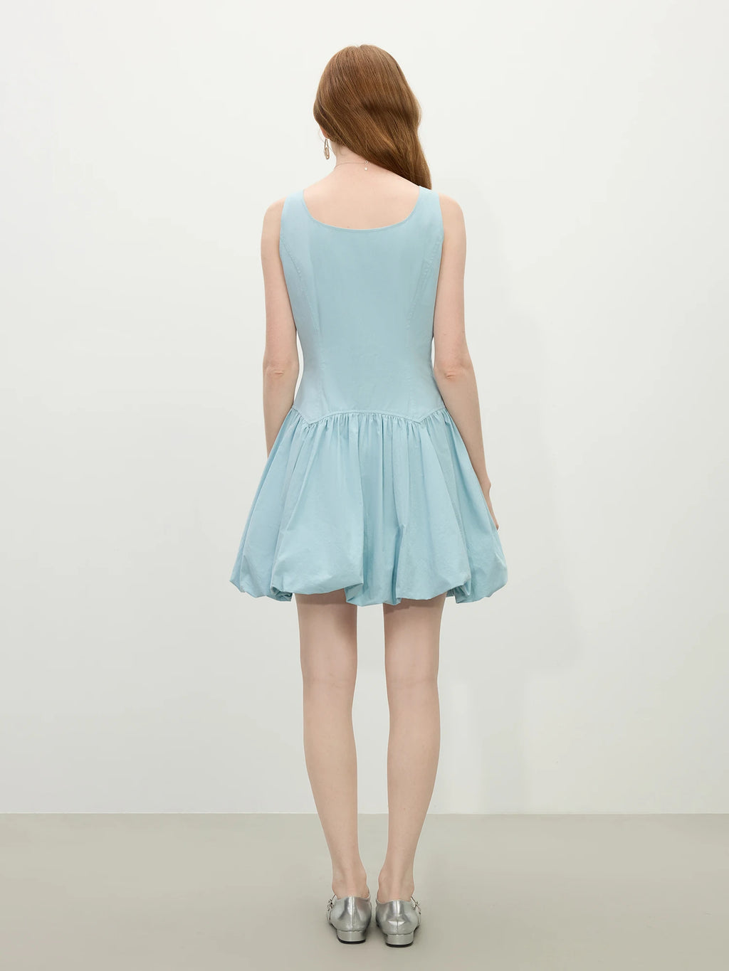 100% Cotton Sleeveless A-Line Mini Dress