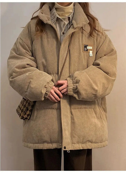 Women's Corduroy Thick Coat