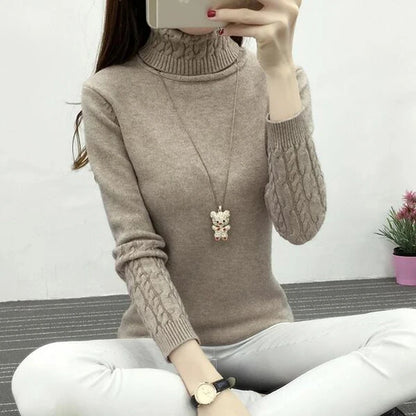 Knitted Turtleneck Sweater