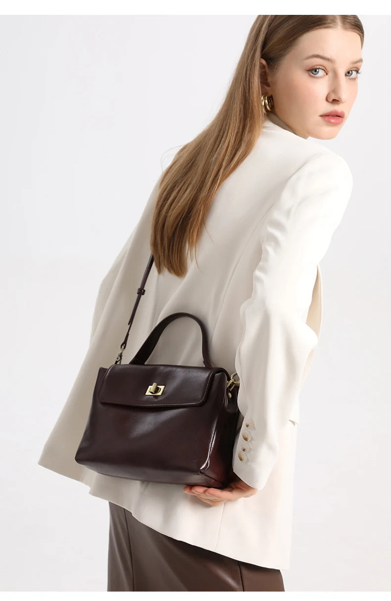 Genuine Leather Handbag