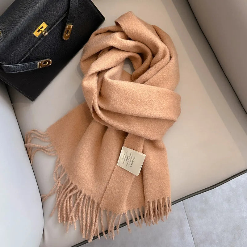 100% Wool Scarf - Christmas Gift for Him