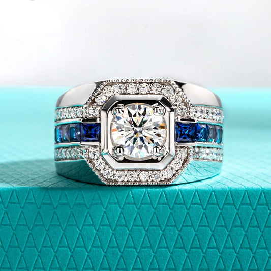2.68ct Men's Moissanite Ring