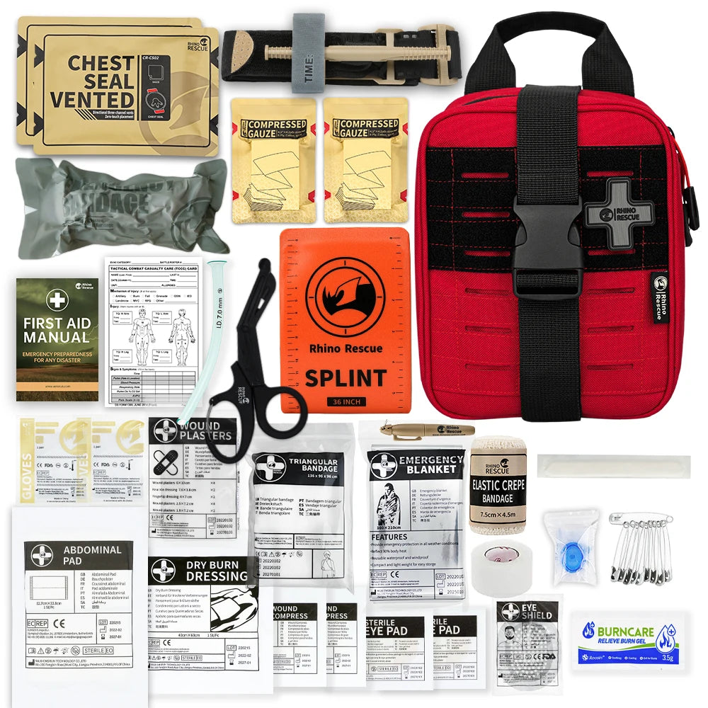 RHINO RESCUE-SE IFAK Trauma First Aid Kit | Tactical Emergency Gear