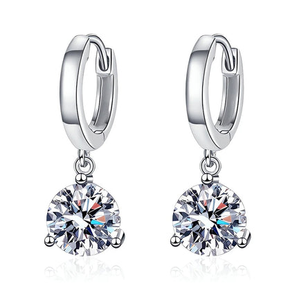 Moissanite Drop Earrings