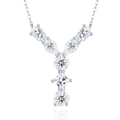 Moissanite Letters Necklace - Luxury Christmas Gift For Women & Men