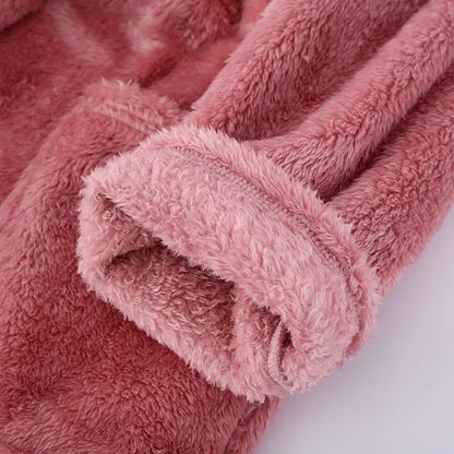 Winter Thick Sleeprobe - Flannel Warm Home Robe