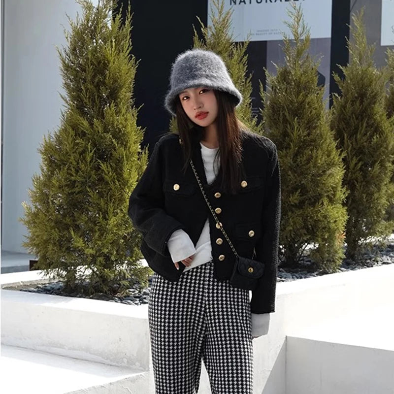 Rabbit Fur Winter Women's Bucket Hat - Gift for Her