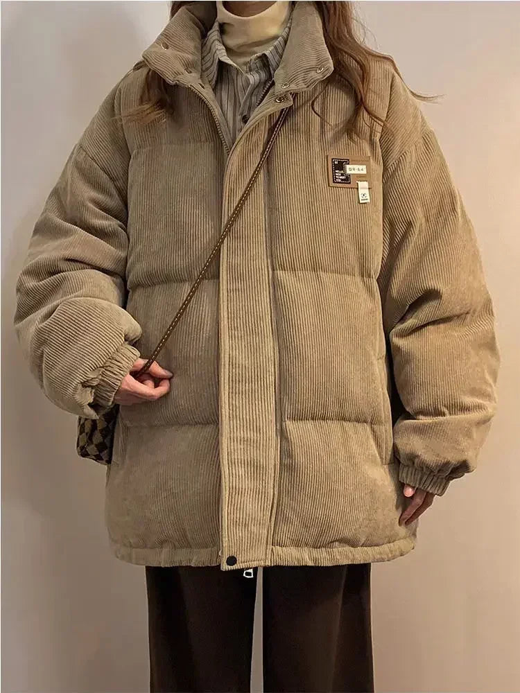 Women's Corduroy Thick Coat