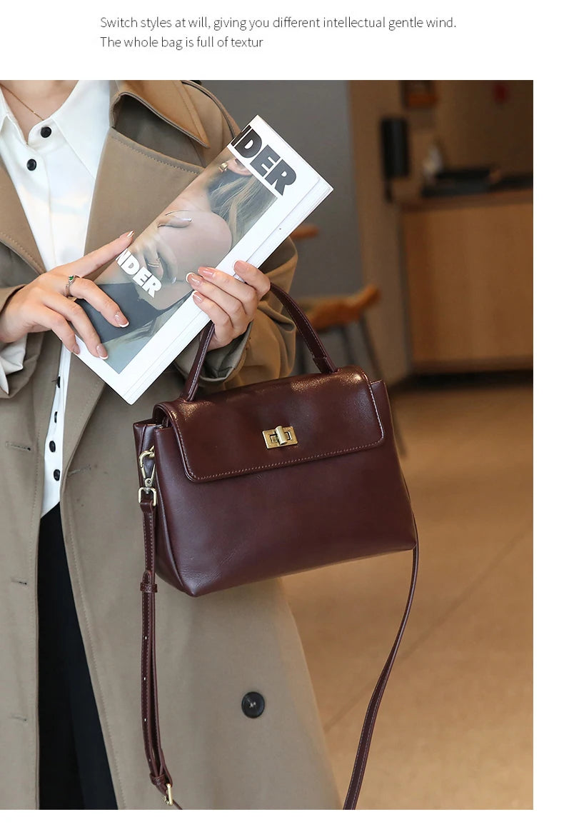 Genuine Leather Handbag