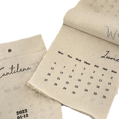 2026 Fabric Wall Calendar - 12-Month Home, Office Calendar