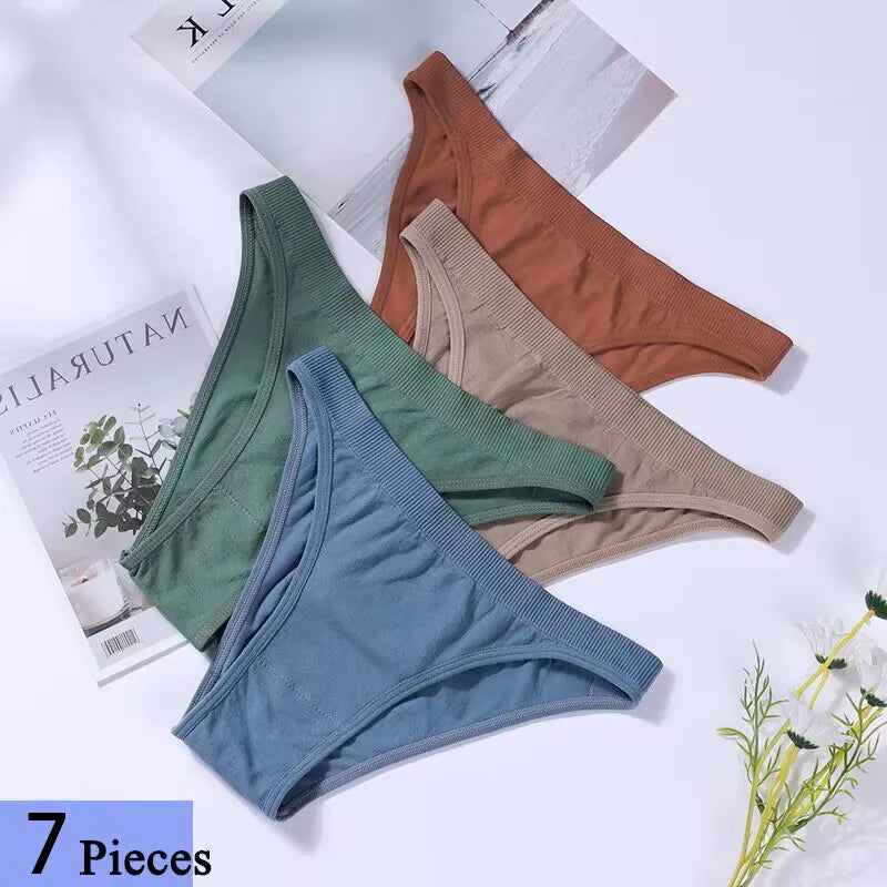 7 Pcs Panties Set Women Seamless Panties