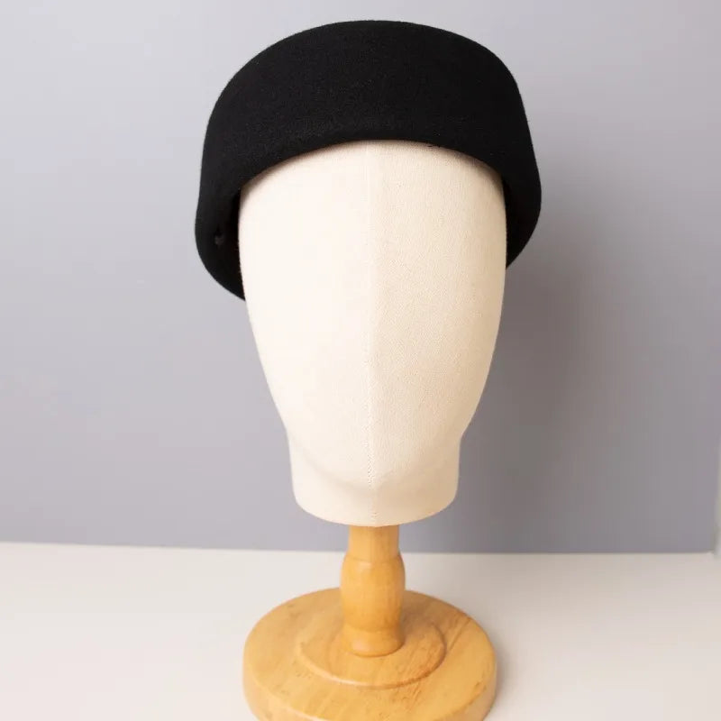 100% Wool Felt Beret Hat - Gift For Her
