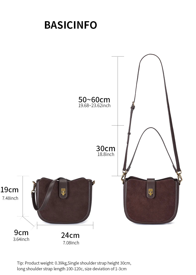 Genuine Leather Cross Body Bag
