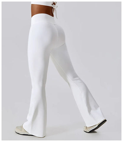 Flare Leggings Workout Pants with Tummy Control