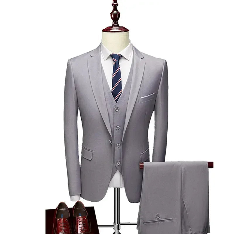 Men’s 3-Piece Formal Business Suit