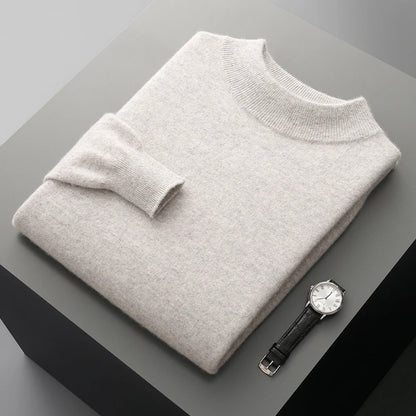Men's 100% Merino Wool Crewneck Sweater