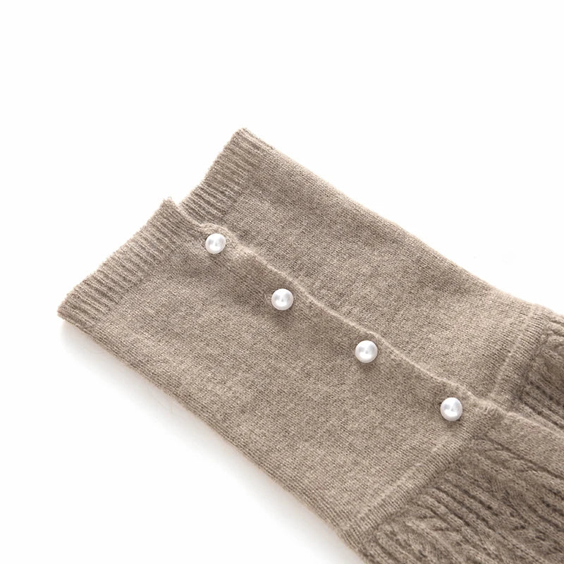 100% Pure Cashmere Knitted Shawl Cape