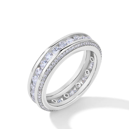 1.5 Carat Moissanite Eternity Ring - Gift For Her