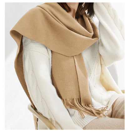 100% Wool Solid Colors Scarf