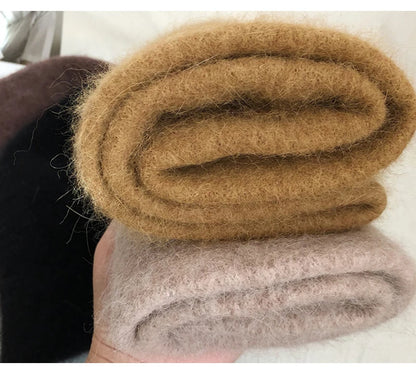 Rabbit Fur Winter Women's Bucket Hat - Gift for Her