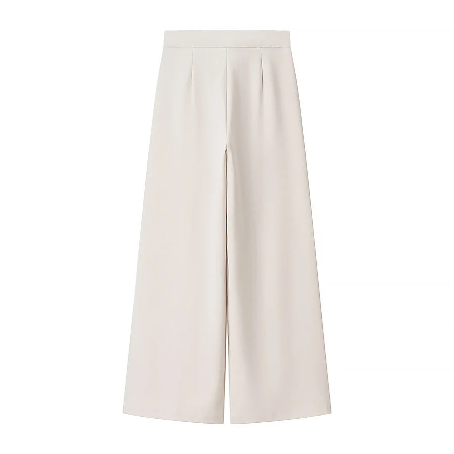 Tailored Vest & Wide-Leg Trouser Set