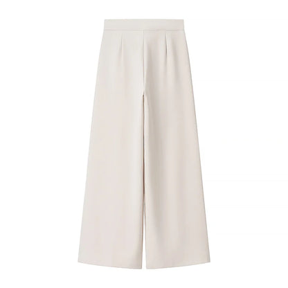 Tailored Vest & Wide-Leg Trouser Set
