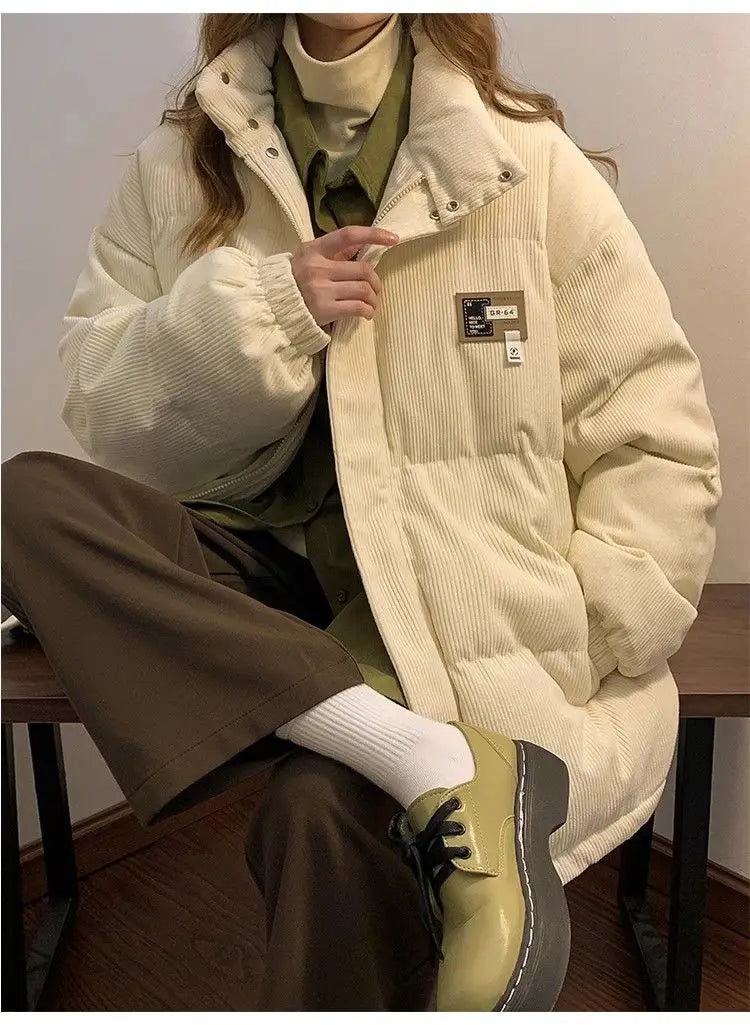 Women's Corduroy Thick Coat