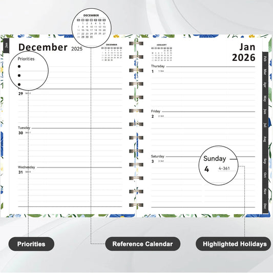2026 Weekly & Monthly Planner - Multifunctional Business Planner