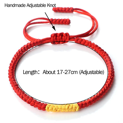 Handmade National Flags Braided Adjustable Bracelet