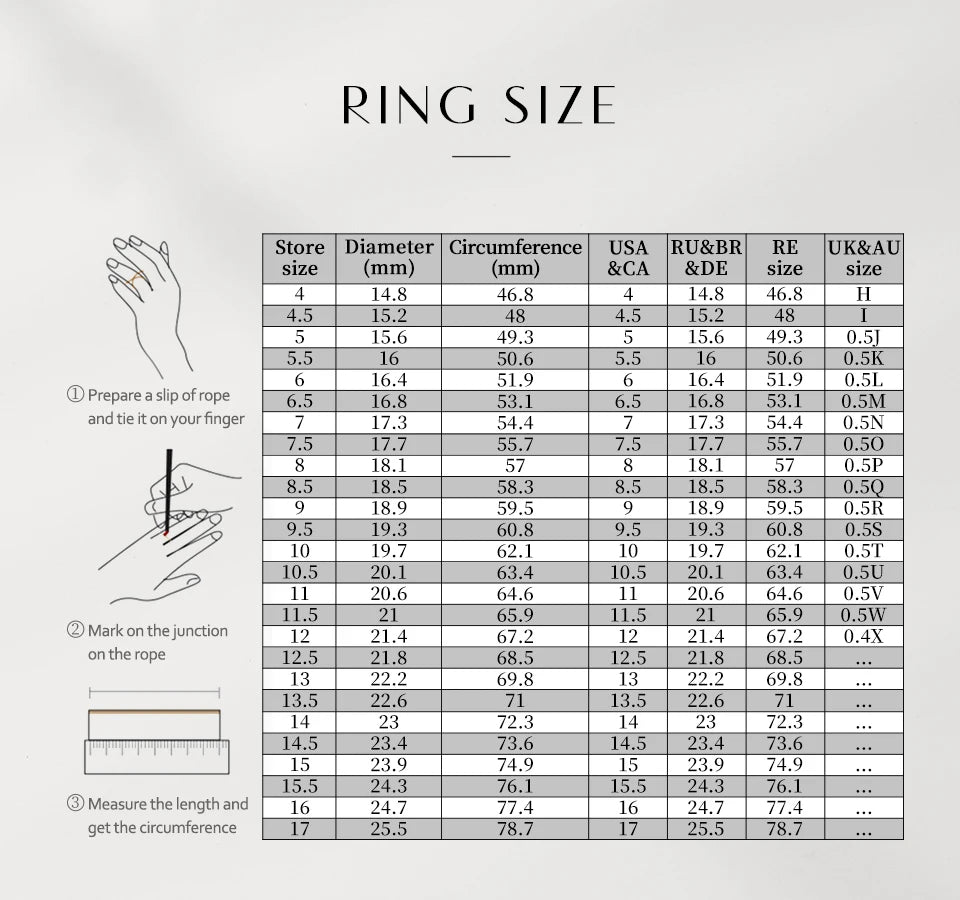 Clover Moissanite Ring 18k Gold Plated Four-Leaf Ring