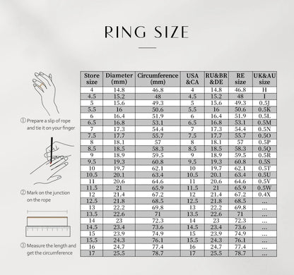 Clover Moissanite Ring 18k Gold Plated Four-Leaf Ring