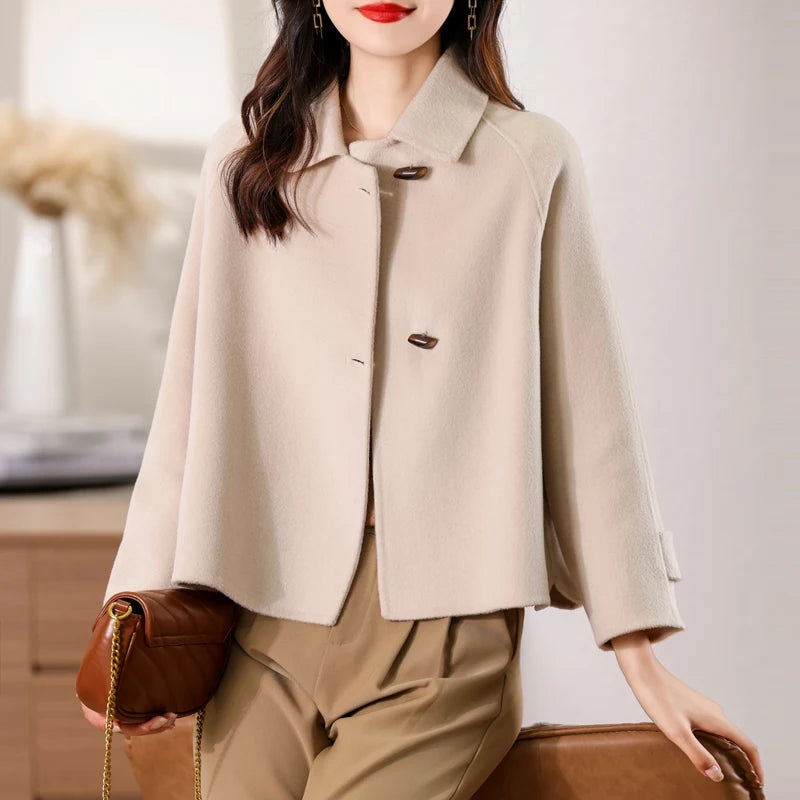 100% Pure Cashmere Thick Short Jacket