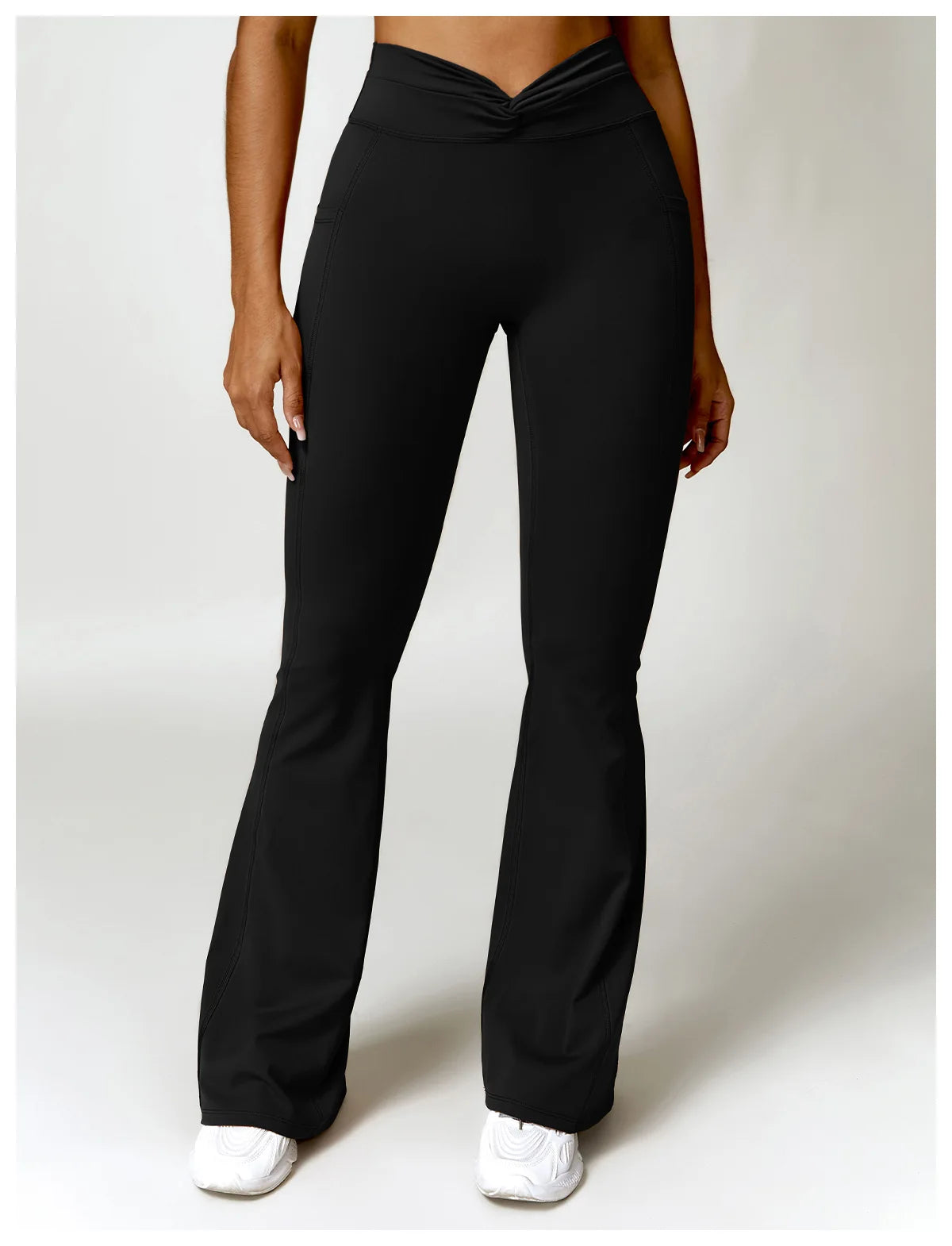 High Waist Wide Leg Workout Trousers Flare Leggings