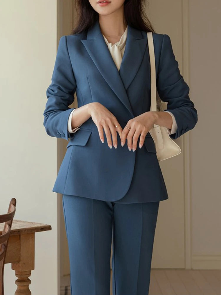 Women Formal Slim Fit Business Suit