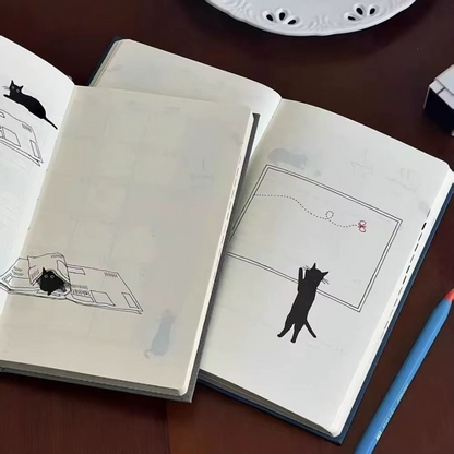 Cat Illustrations 2026 Planner - Cat Lovers Gift